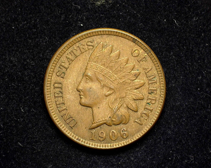 1906 Indian Head Penny/Cent XF - US Coin