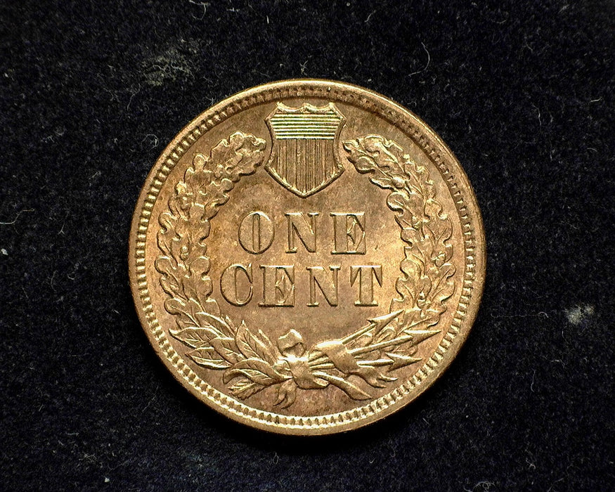 1907 Indian Head Penny/Cent BU Red - US Coin