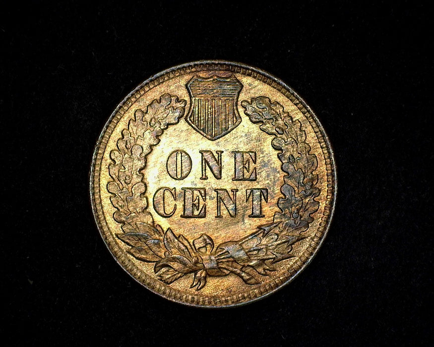 1907 Indian Head Penny/Cent BU Red/Brown - US Coin