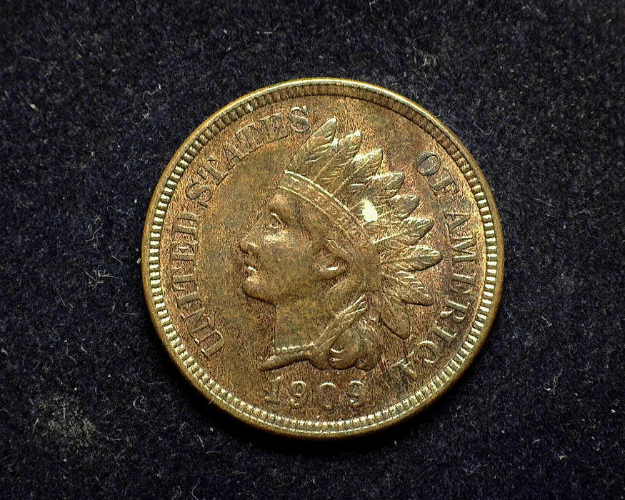 1909 Indian Head Penny/Cent BU Red/Brown - US Coin