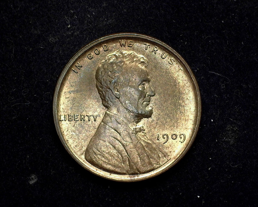 1909 Lincoln Wheat Penny/Cent VDB BU Choice Red - US Coin