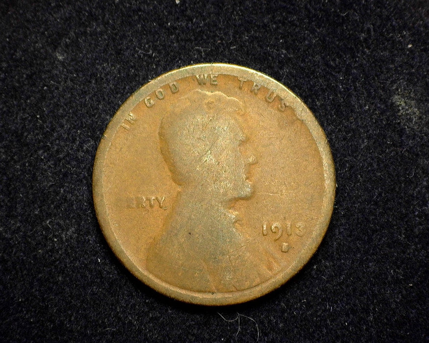 1913 S Lincoln Wheat Penny/Cent AG - US Coin