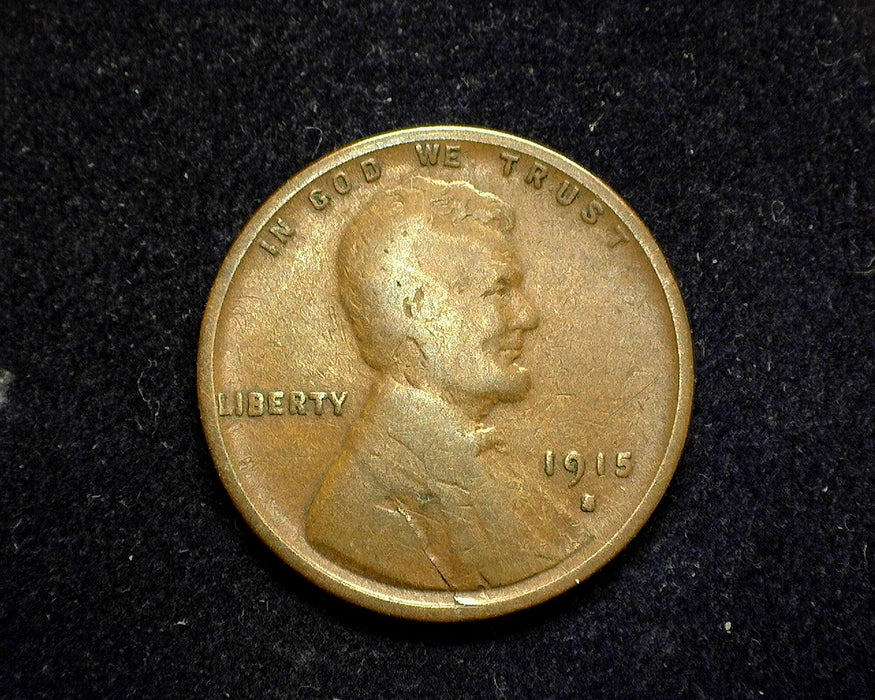 1915 S Lincoln Wheat Penny/Cent G/VG - US Coin