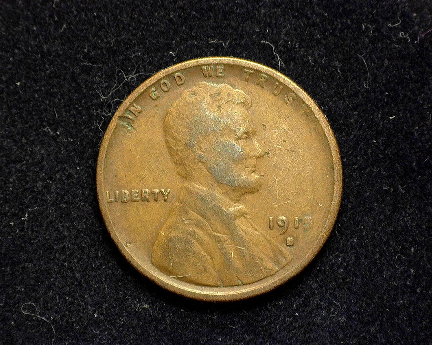 1915 S Lincoln Wheat Penny/Cent VG - US Coin