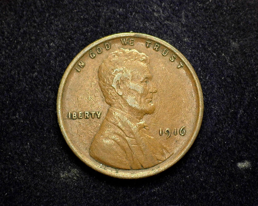 1916 Lincoln Wheat Penny/Cent XF - US Coin