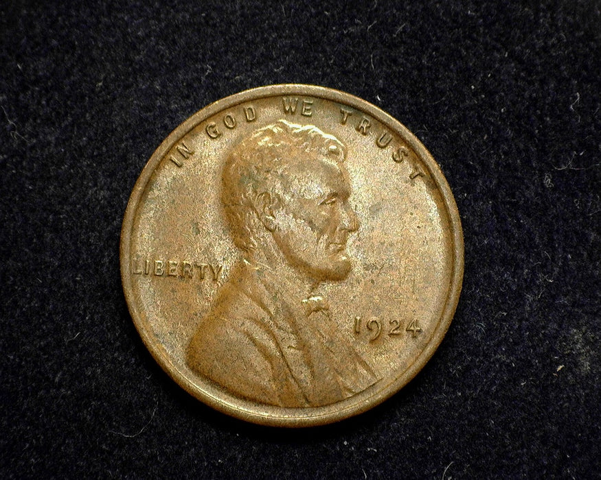 1924 Lincoln Wheat Penny/Cent XF - US Coin