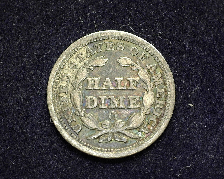 1857 O Liberty Seated Half Dime VG - US Coin