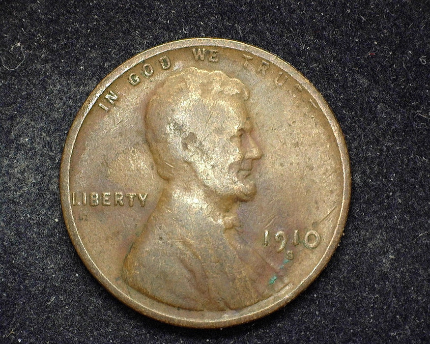 1910 S Lincoln Wheat Cent G/VG - Coin