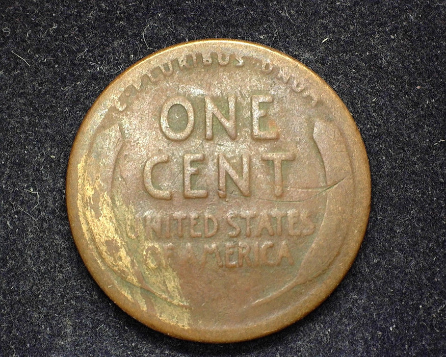 1914 S Lincoln Wheat Cent G Corrosion - Coin