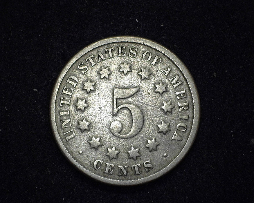 1872 Shield Nickel VG - US Coin