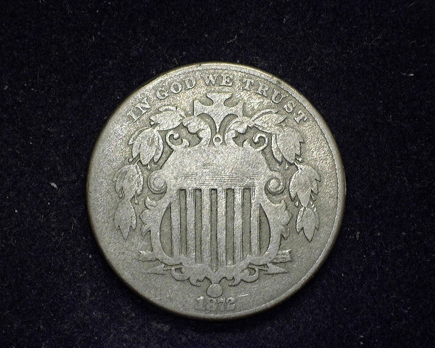 1872 Shield Nickel VG - US Coin