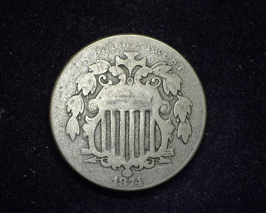 1874 Shield Nickel G - US Coin