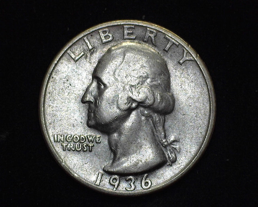 1936 S Washington Quarter XF - US Coin