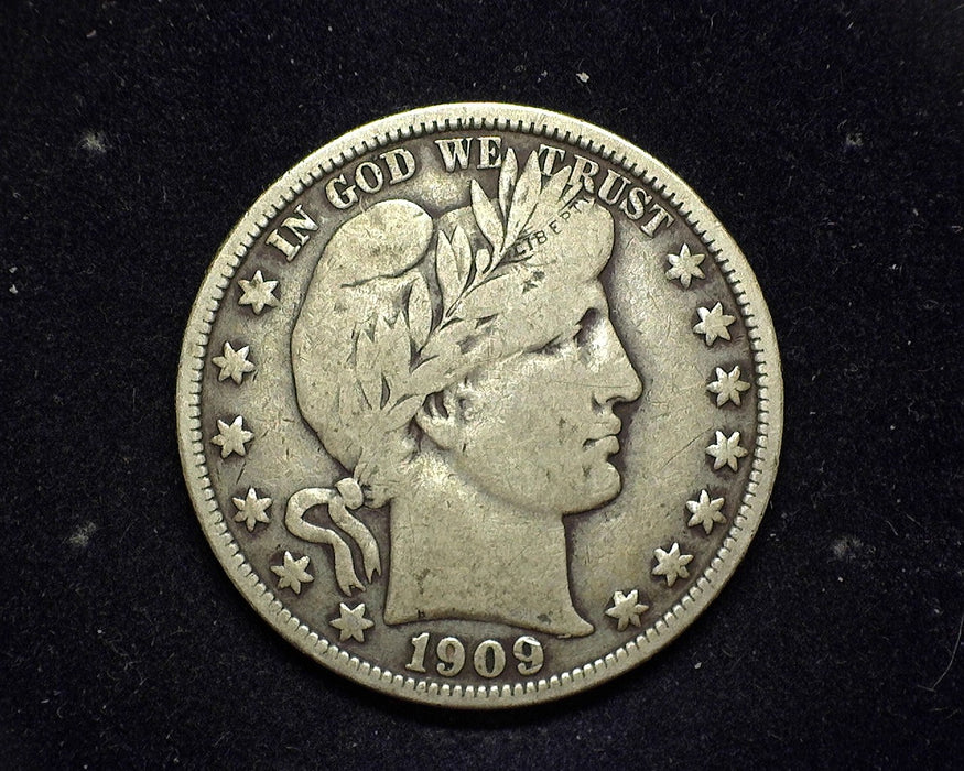 1909 Barber Half Dollar F - US Coin