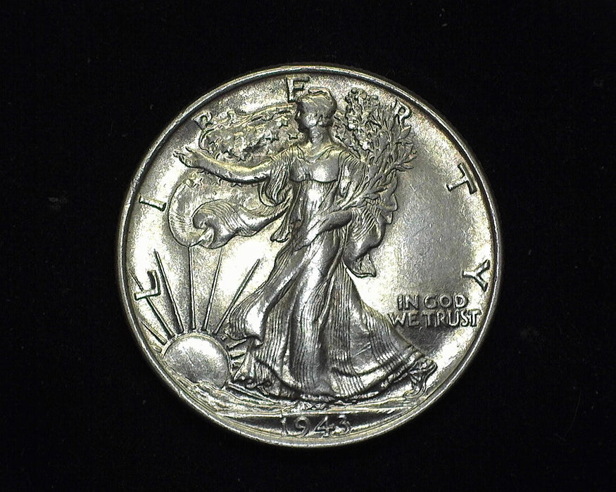 1943 Liberty Walking Half Dollar AU - US Coin