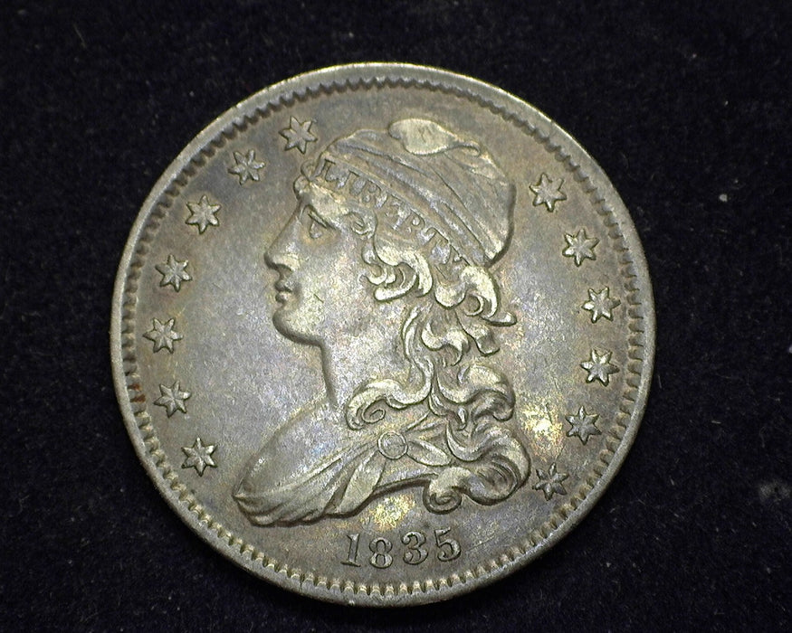 1835 Capped Bust Quarter XF - US Coin