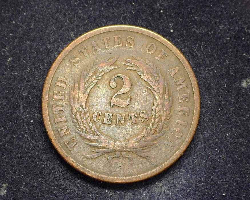 1864 Two Cent Piece G - US Coin