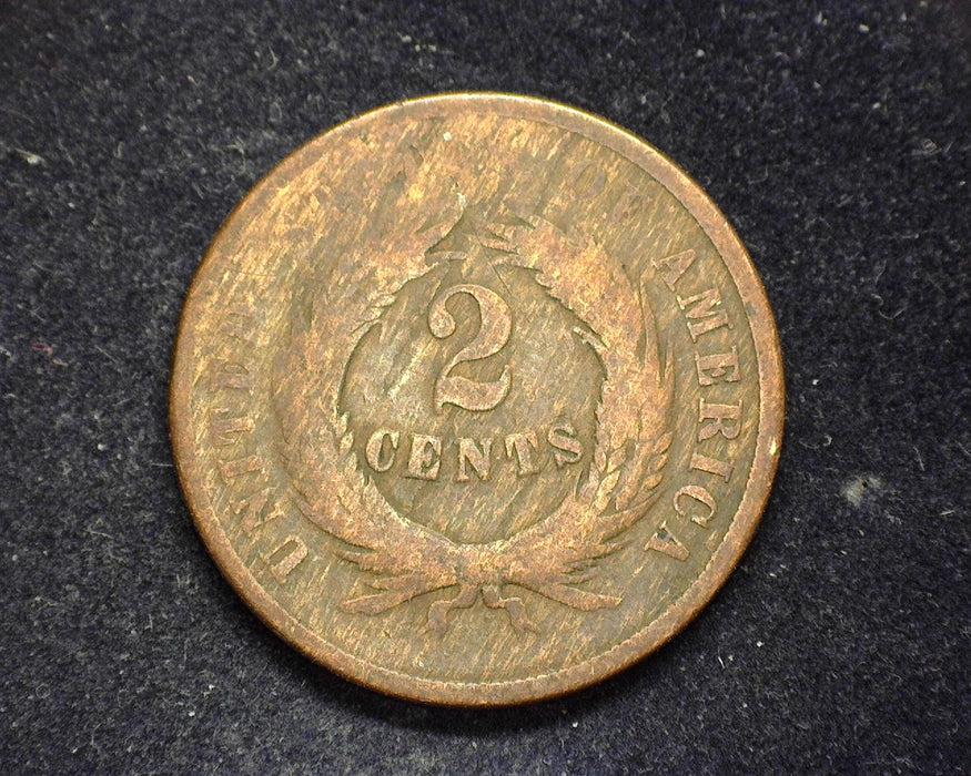 1864 Two Cent Piece G - US Coin