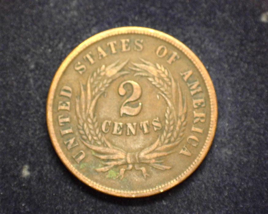 1864 Two Cent Piece VG - US Coin