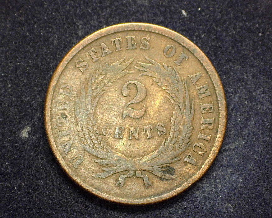 1864 Two Cent Piece G - US Coin