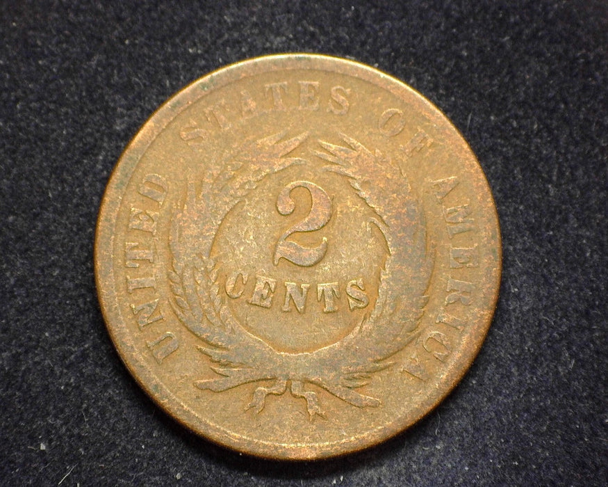 1865 Two Cent Piece G - US Coin