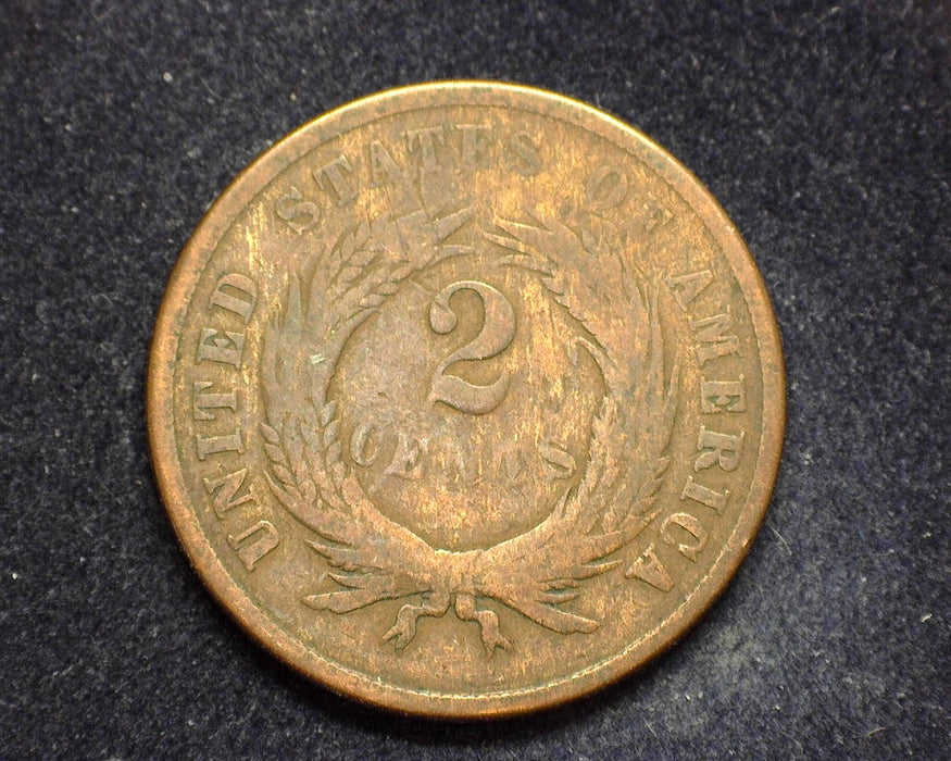 1865 Two Cent Piece G - US Coin