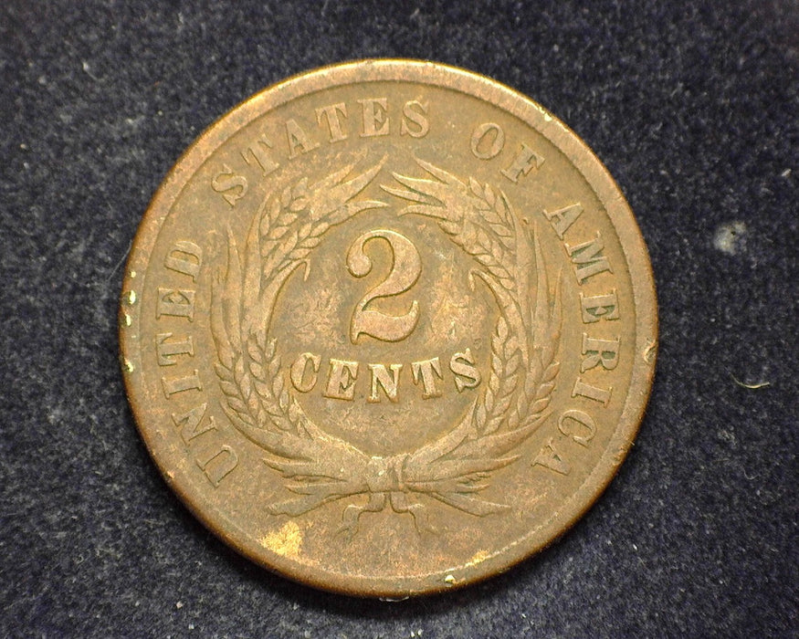 1865 Two Cent Piece G - US Coin