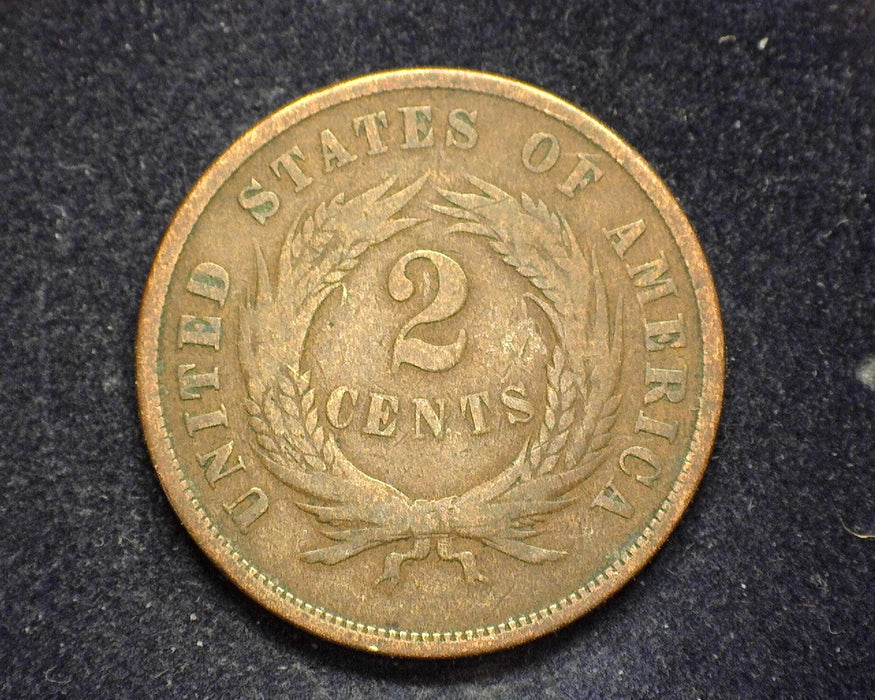 1867 Two Cent Piece G - US Coin