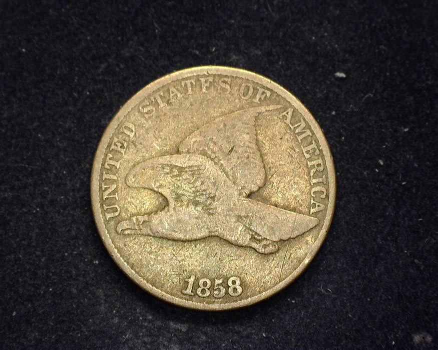 1858 Flying Eagle Penny/Cent G Large letters - US Coin