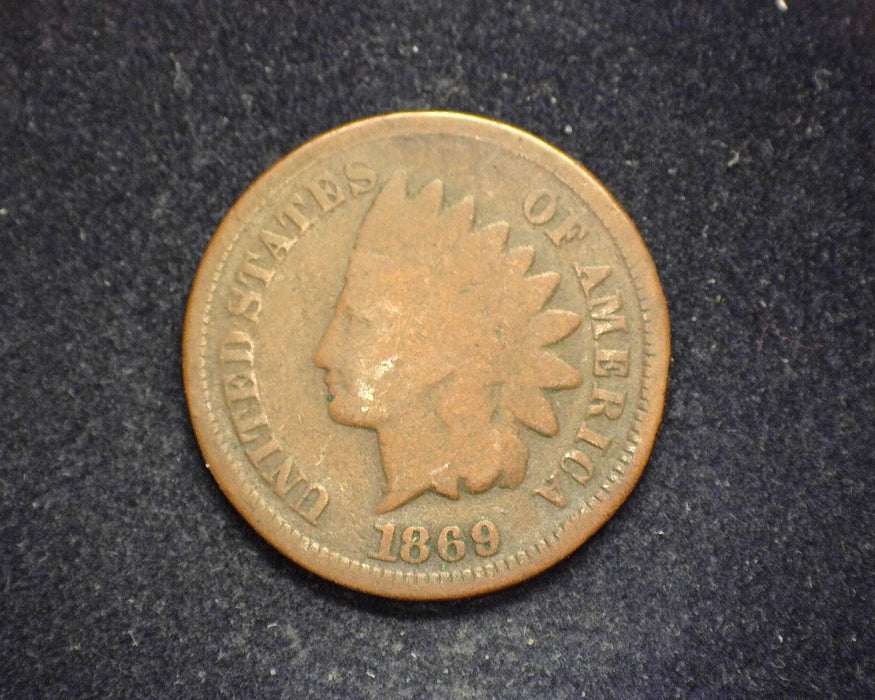 1869 Indian Head Penny/Cent G - US Coin