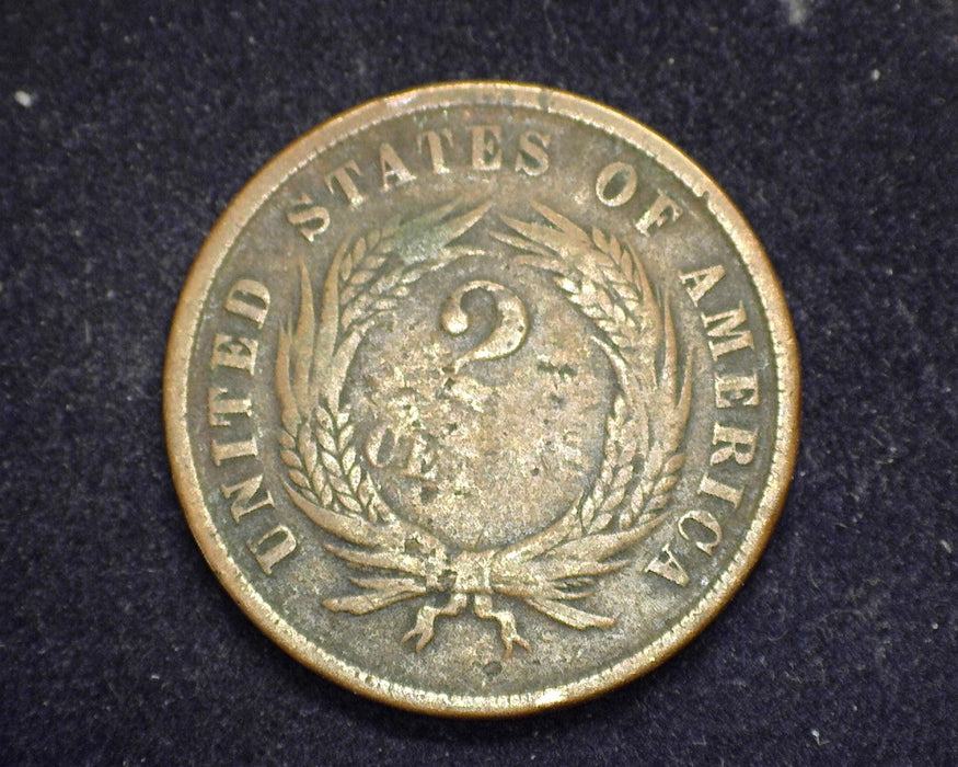 1866 Two Cent Piece G - US Coin