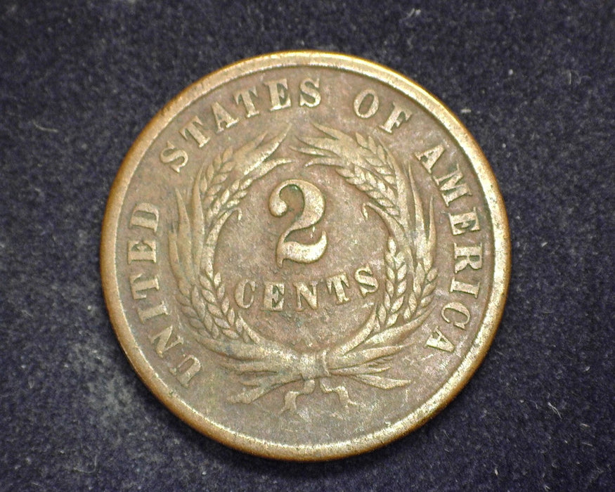 1864 Two Cent Piece G - US Coin