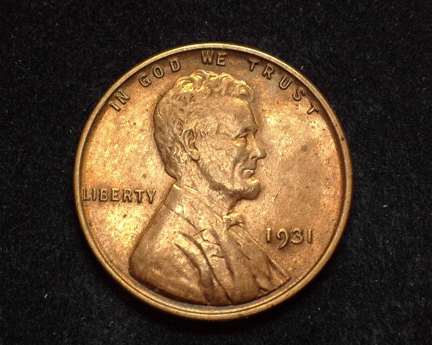 1931 Lincoln Wheat Penny/Cent AU - US Coin