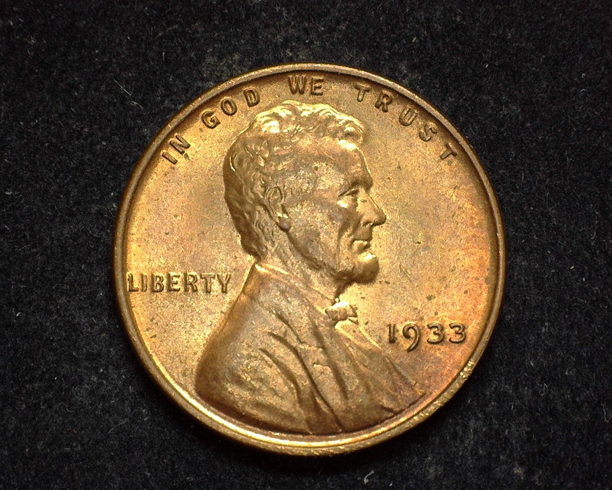 1933 Lincoln Wheat Penny/Cent BU - US Coin