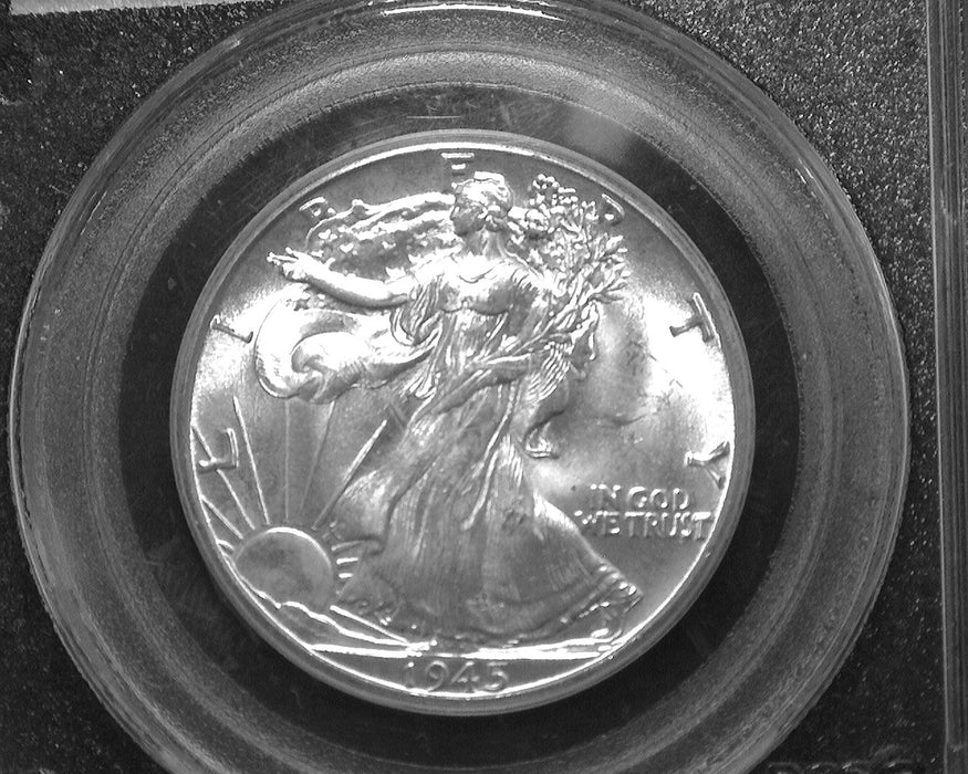 1945 D Walking Liberty Half Dollar MS64 PCGS - US Coin