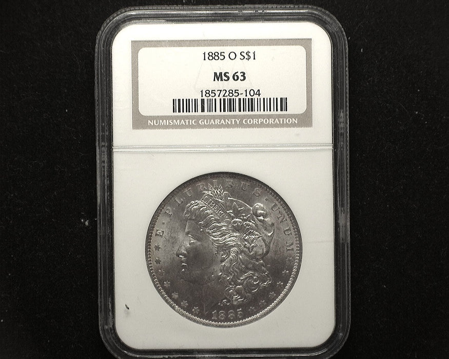 1885 O Morgan Dollar MS63 NGC - US Coin