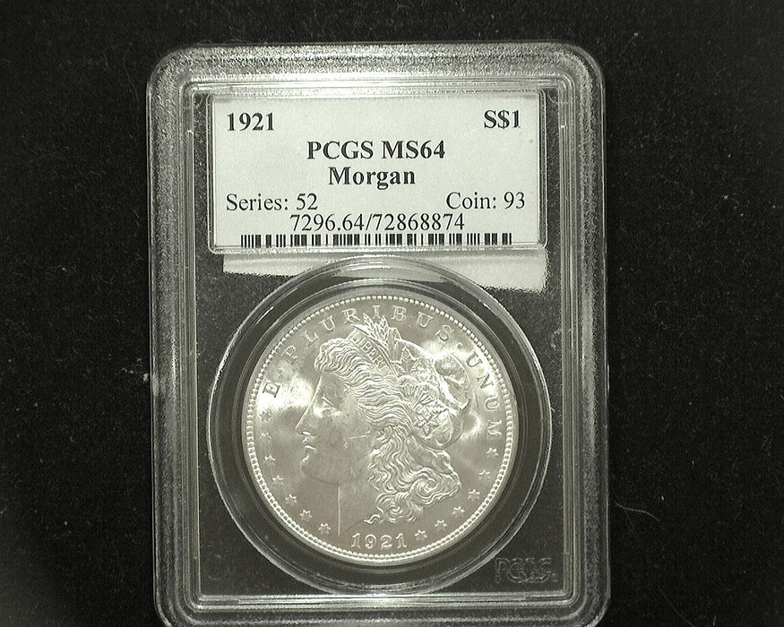 1921 Morgan Dollar MS64 PCGS - US Coin