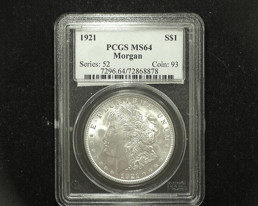 1921 Morgan Dollar MS64 PCGS - US Coin