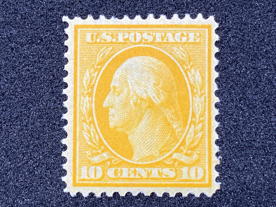 #338 10c Washington Brilliant color. Mint Vf/Xf NH US Stamp