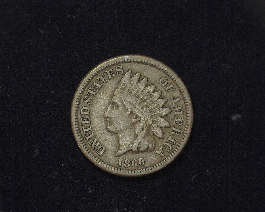 1860 Indian Head Penny/Cent F - US Coin