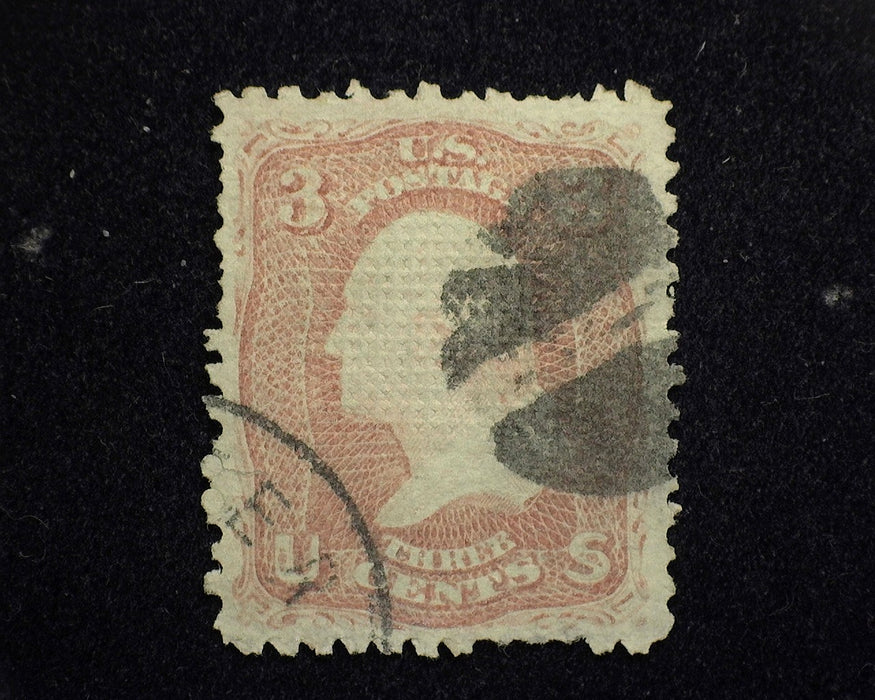 #85c Tiny margin tear good color. Scarce Z Grill. Vf/Xf Used US Stamp