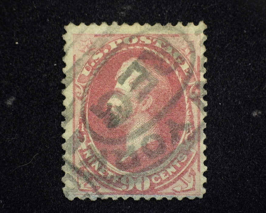 #166 Filled thin. F/VF Used US Stamp