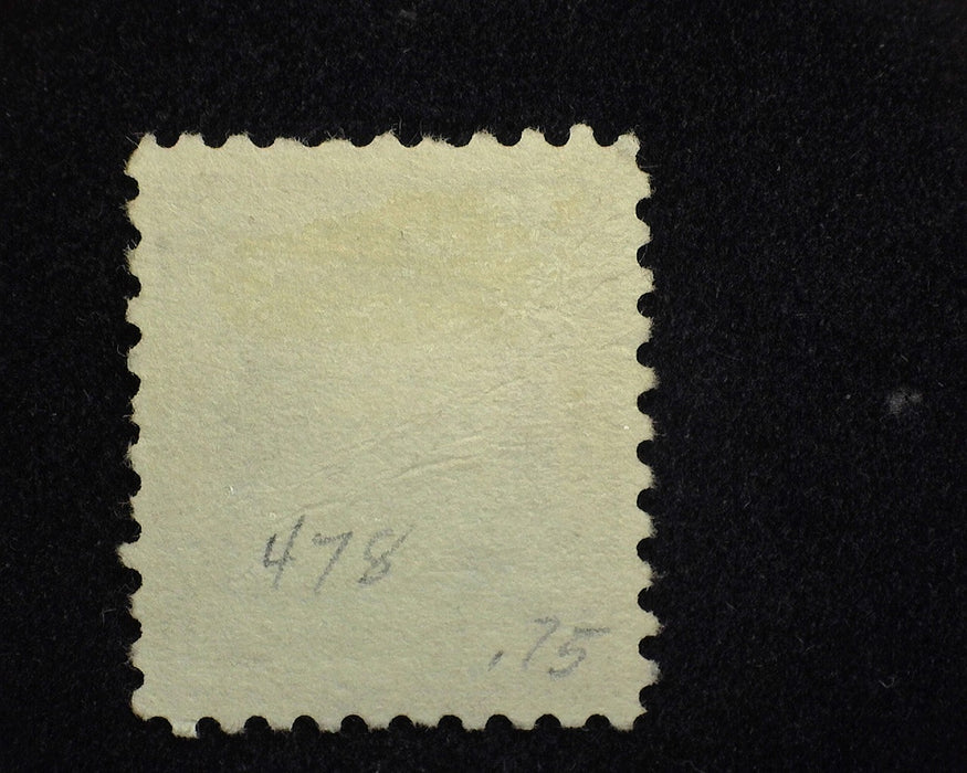 #478 1 Dollar Faint cancel Used Vf/Xf US Stamp