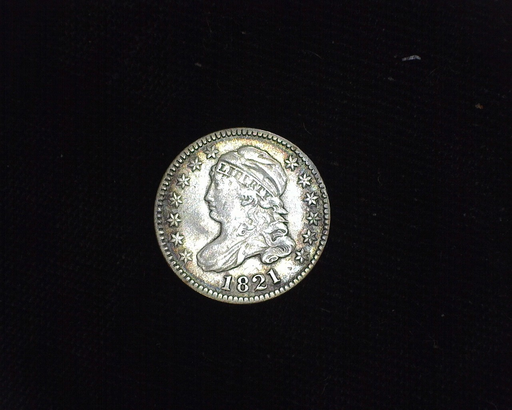 1821 LD Capped Bust F Obverse - US Coin - Huntington Stamp and Coin