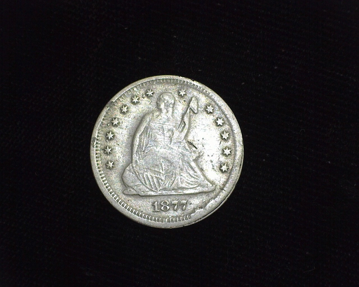 1877 Liberty Seated F Obverse - US Coin - Huntington Stamp and Coin