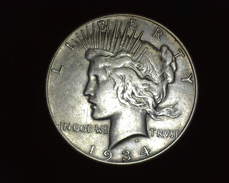 1934 S Peace Dollar XF - US Coin