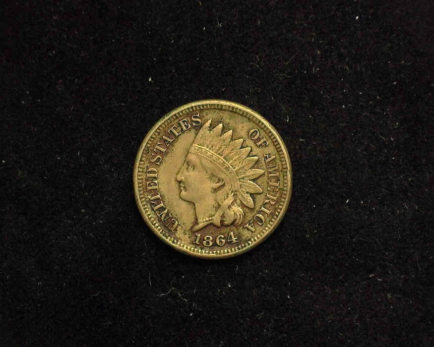 1864 Indian Head VF CN Obverse - US Coin - Huntington Stamp and Coin