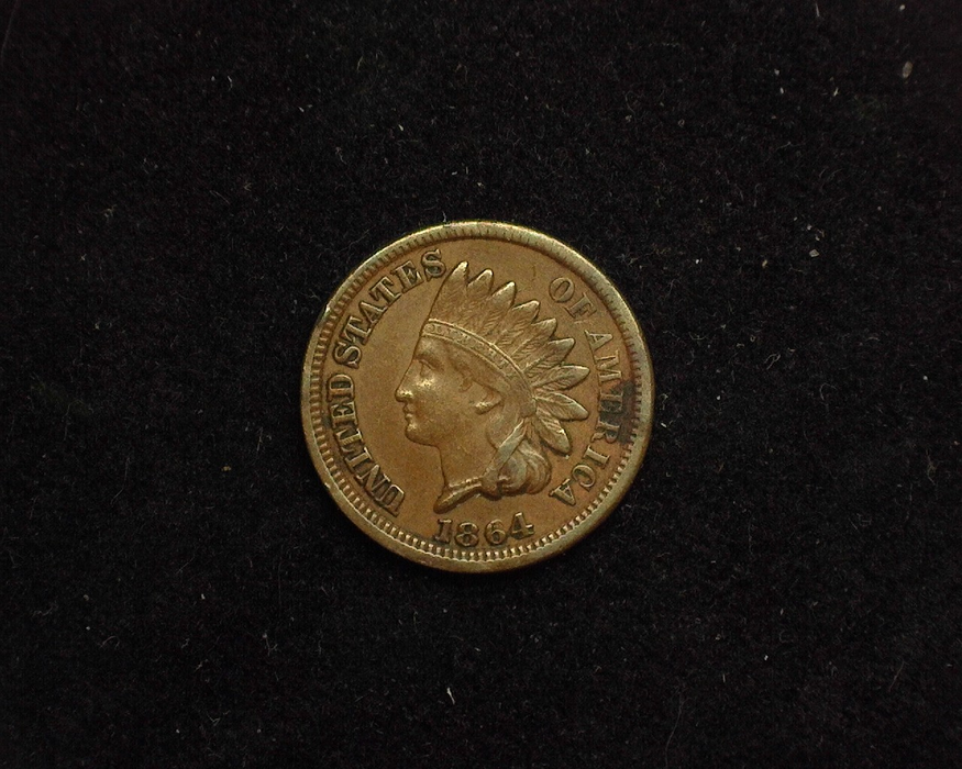 1864 Indian Head VF BZ Obverse - US Coin - Huntington Stamp and Coin