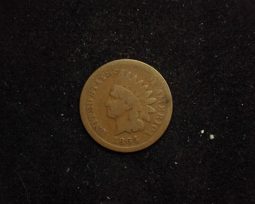 1864 Indian Head G L Obverse - US Coin - Huntington Stamp and Coin