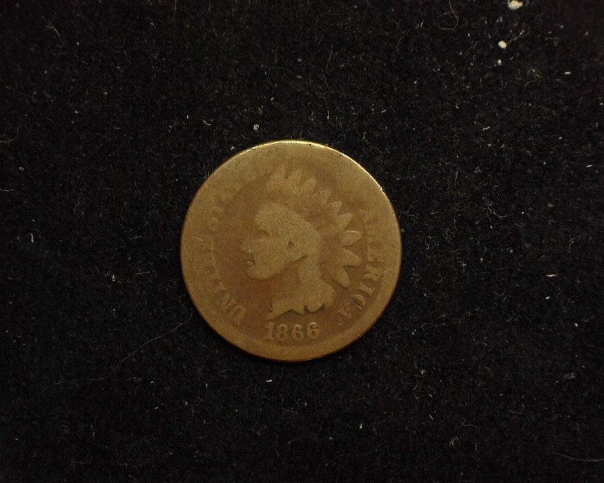 1866 Indian Head AG Obverse - US Coin - Huntington Stamp and Coin